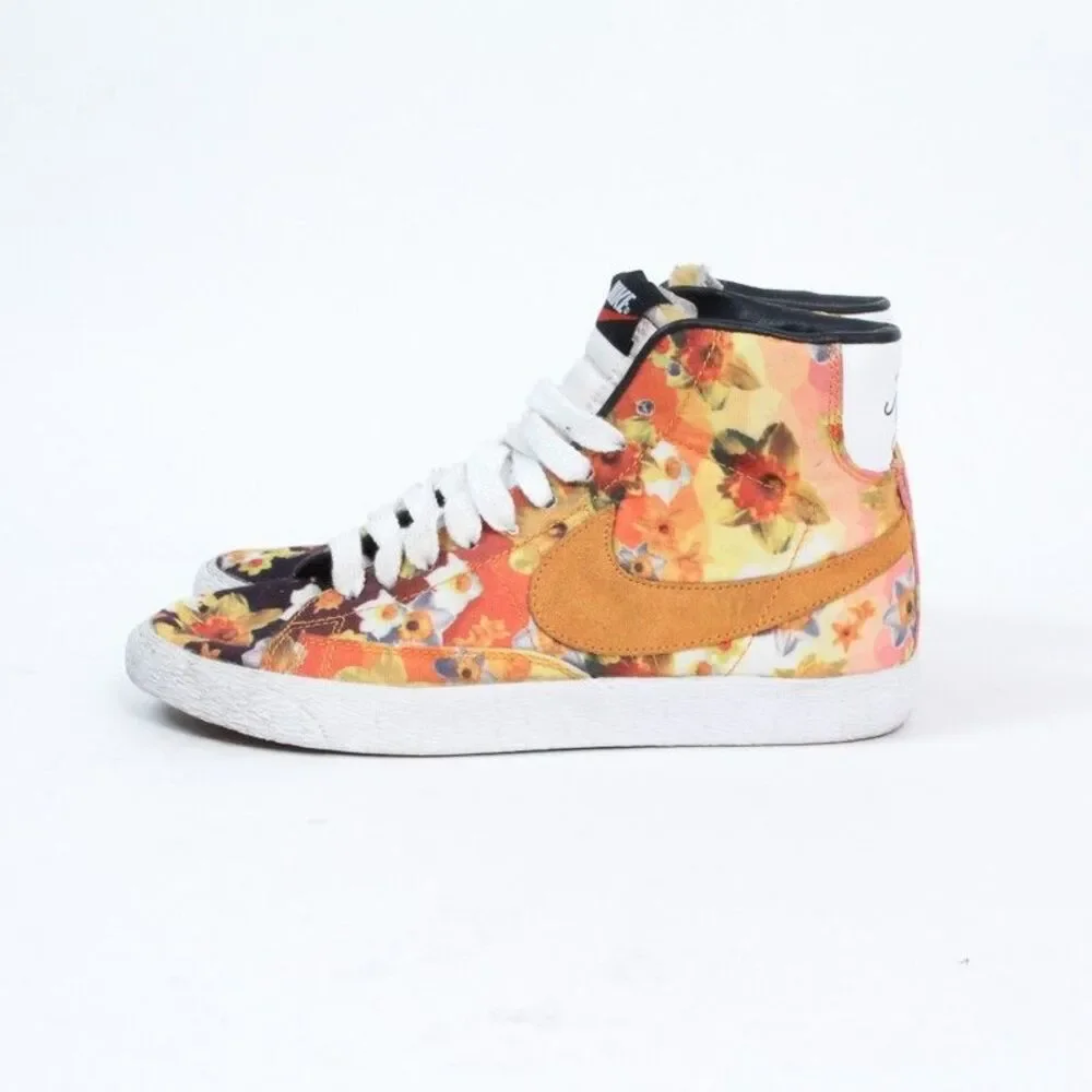 Nike Blazer Mid Premium Vintage QS NYC City Floral Pack SZ 6 Kumquat 638322-901